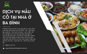 Dich vu nau co tai nha o Ba Dinh