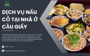 Nau co tai nha o Cau Giay