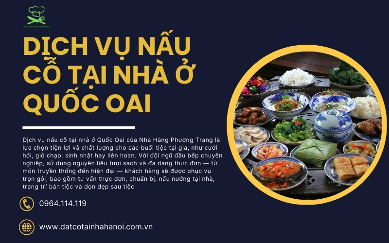 nau co tai nha o Quoc Oai